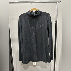NWOT Under Armour Golf Quarter Zip Black Size XL